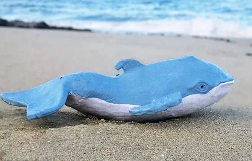 Biodegradable Whale for ocean burial
