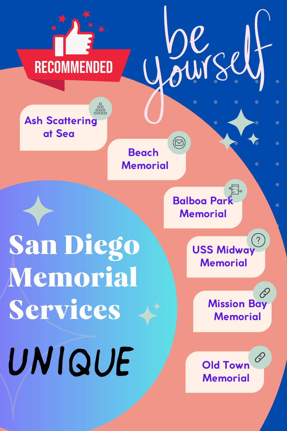 San Diego Memorial Service - Celebration of Life ideas