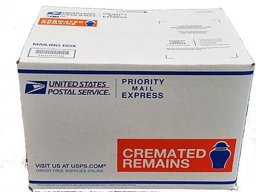 Box for Mailing Cremains