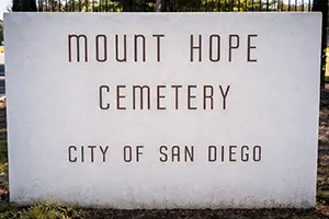Mount Hope Cemetery Marker