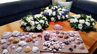Sea Shells and Wreaths for Sea Scattering
